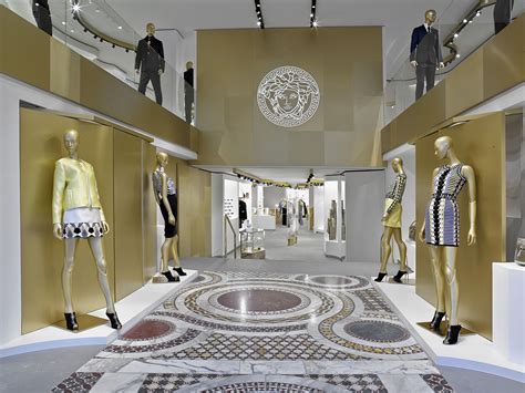 versace showroom.